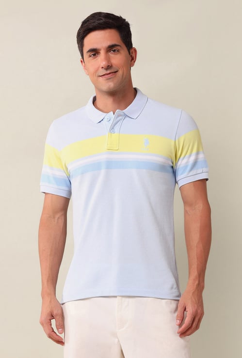 U.S. POLO ASSN. Striped Slim Fit Polo T-shirt