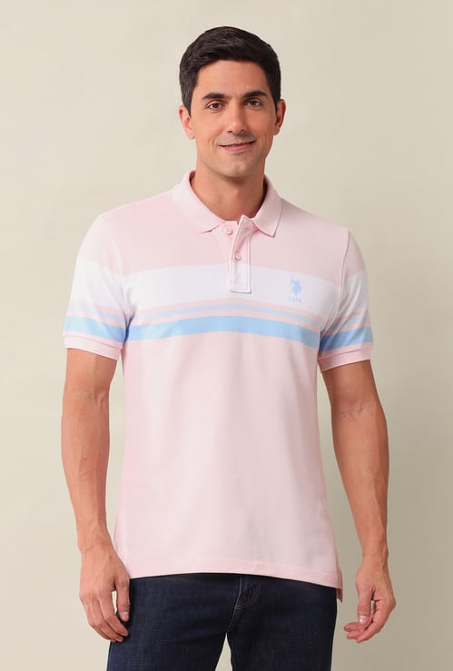 U.S. POLO ASSN. Striped Polo T-shirt