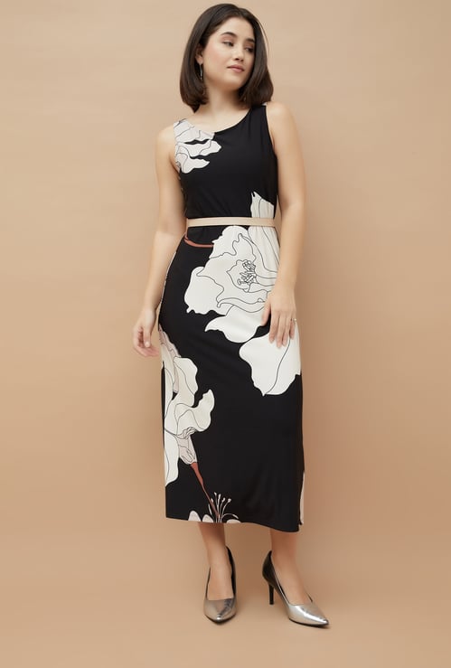 CODE Floral Print Shift Dress