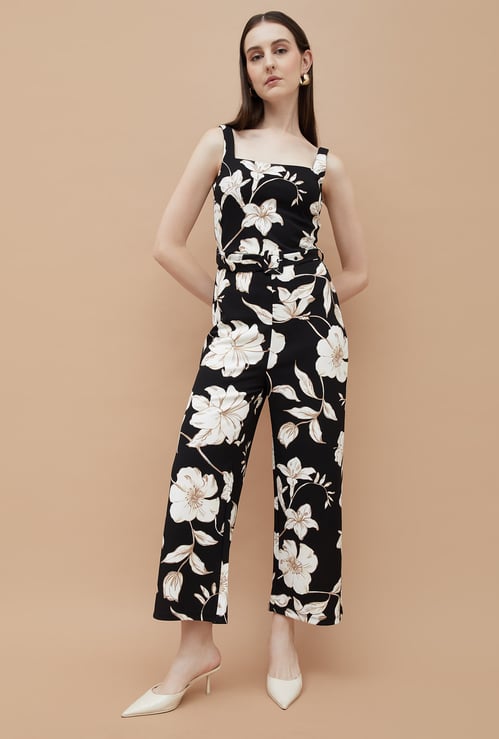 CODE Floral Print Jumpsuit