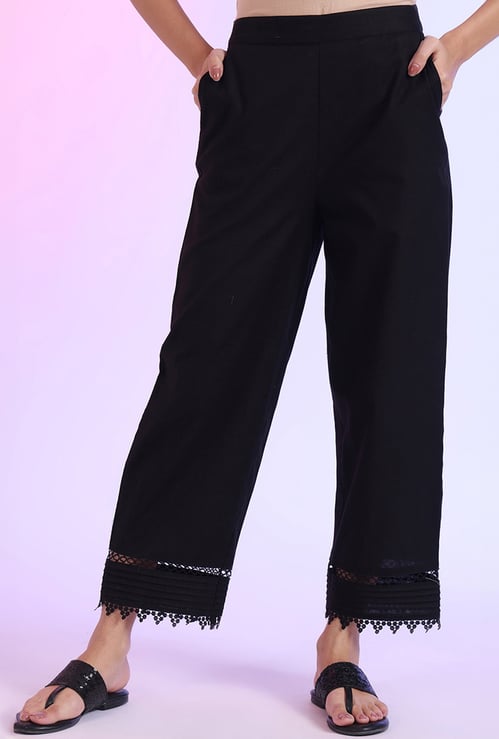 AURELIA Solid Straight Pants