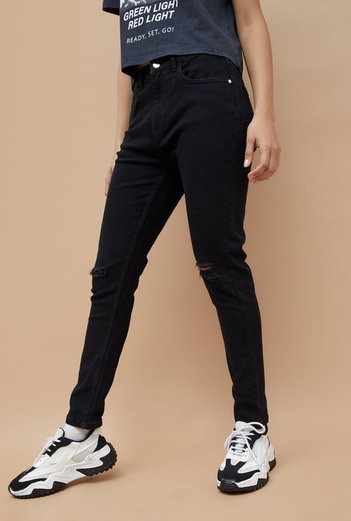 GINGER Darkwashed Skinny Jeans
