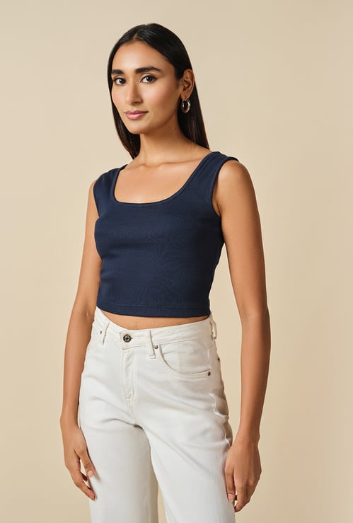 GLOBAL DESI Solid Tank Top