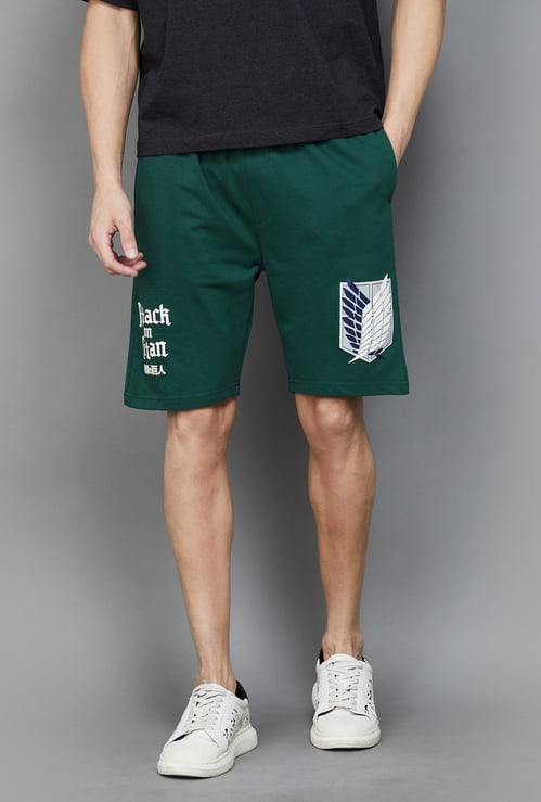 FREE AUTHORITY Attack on Titan Print Shorts
