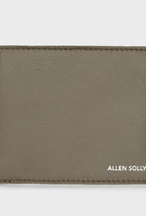 ALLEN SOLLY Textured Bi-Fold Wallet