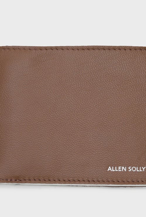 ALLEN SOLLY Textured Bi-Fold Wallet