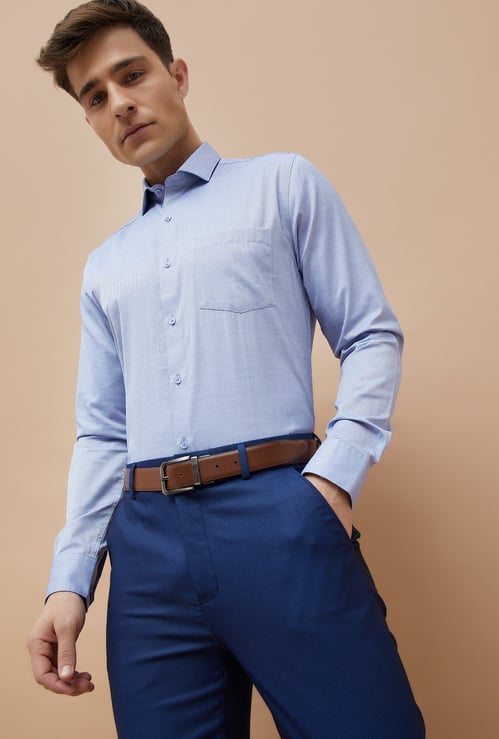 CODE Textured Slim Fit Shirt