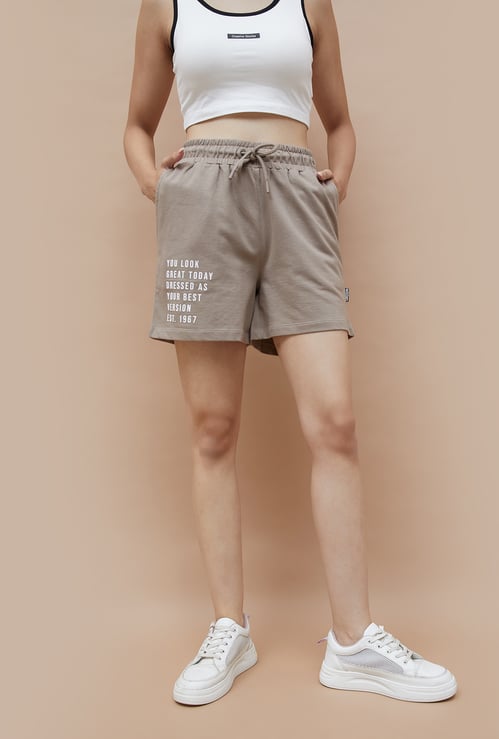 KAPPA Typographic Print Athletic Shorts