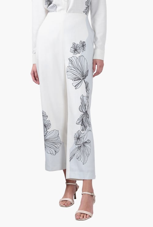 VERO MODA Floral Print Trousers