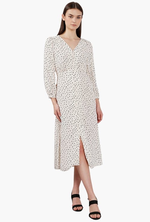 VERO MODA Polka Dot Print A-line Dress