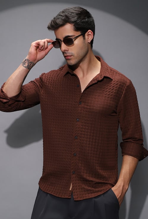 CAMPUS SUTRA Checked Regular Fit Shirt