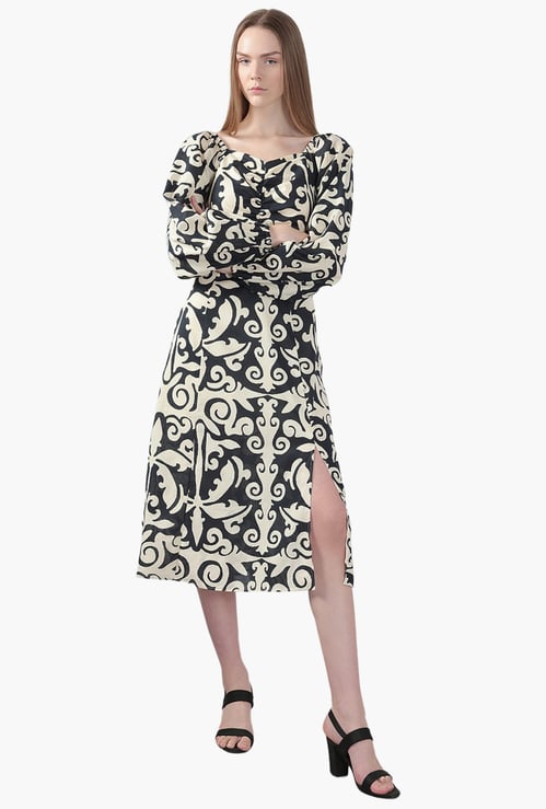 VERO MODA Printed A-line Dress