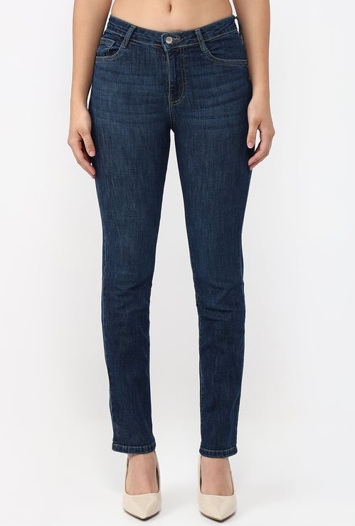 KRAUS Darkwashed Straight Fit Jeans