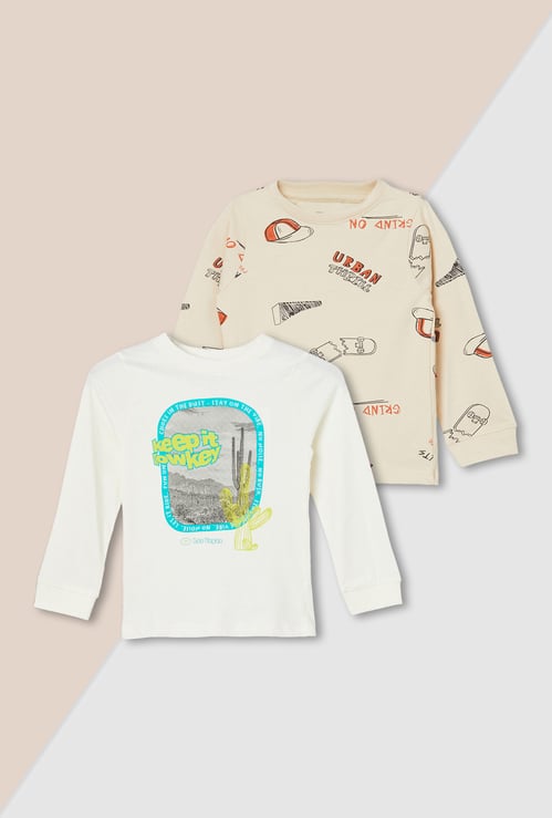 Boys Printed T-shirt - Pack of 2