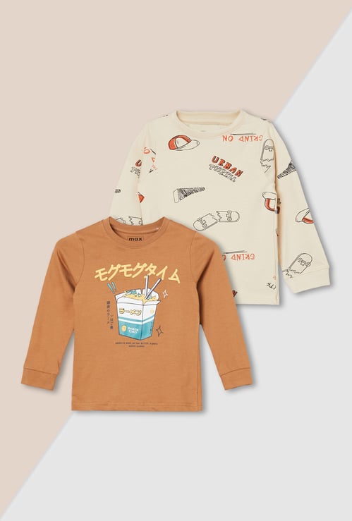Boys Printed T-shirt - Pack of 2