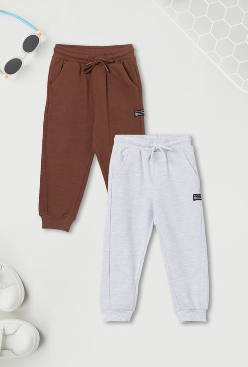 Boys Knit Joggers - Pack of 2