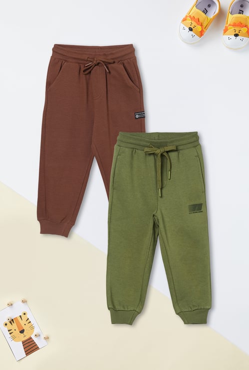 Boys Knit Joggers - Pack of 2