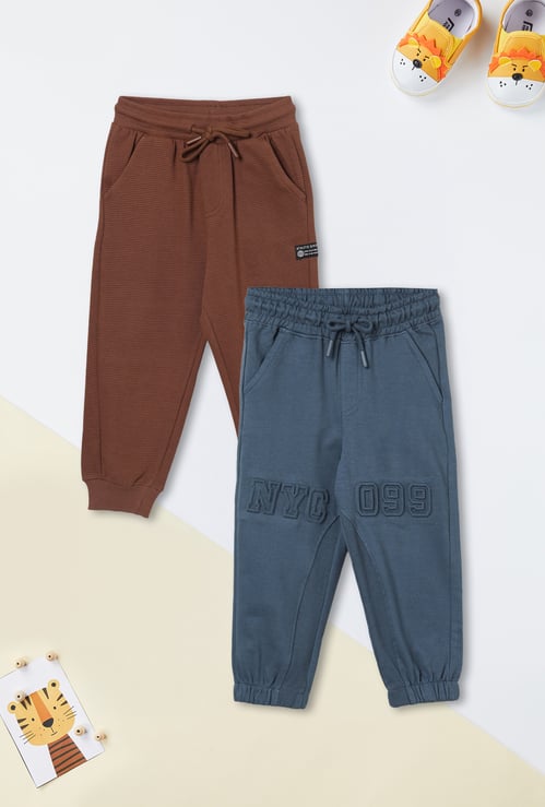 Boys Assorted Joggers - Pack of 2