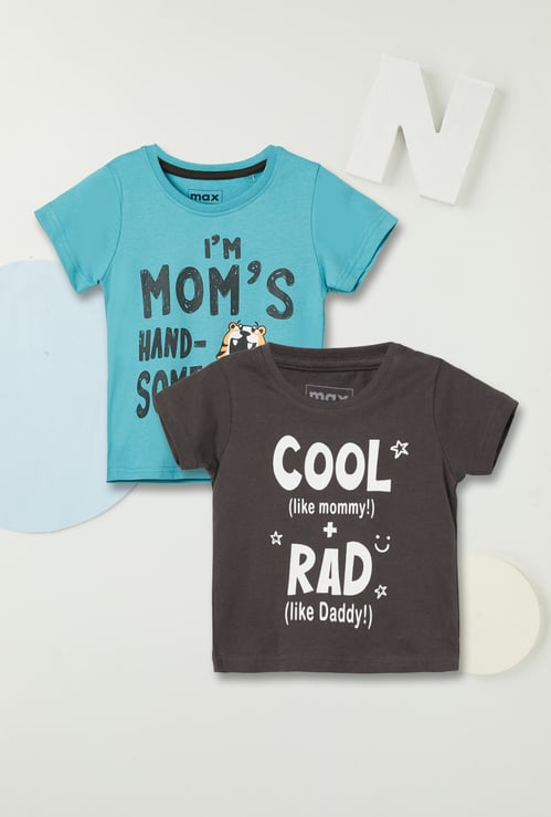 Boys Printed T-shirt - Pack of 2