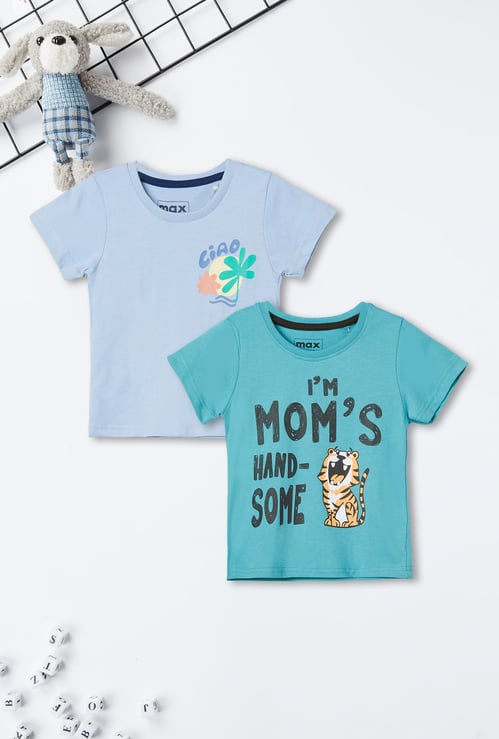Boys Printed T-shirt - Pack of 2