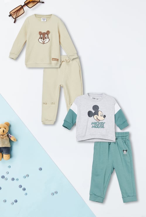 Boys Assorted Joggers Set - Pack of 2