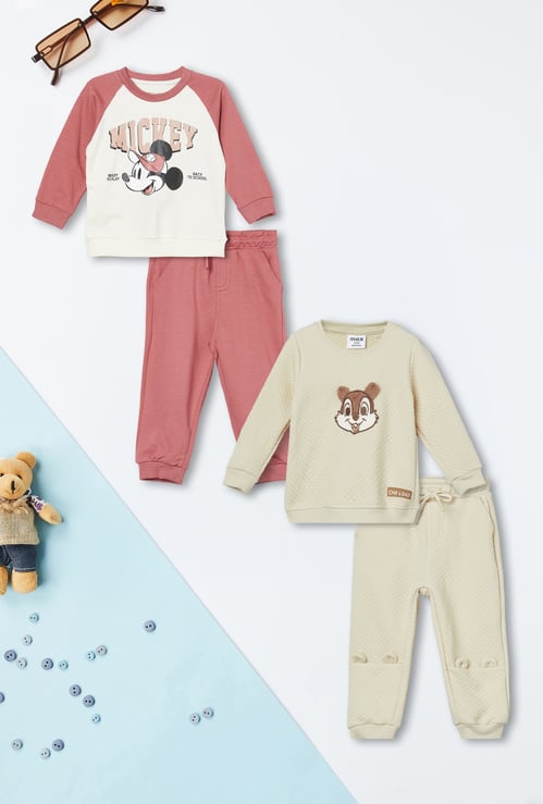 Boys Assorted Joggers Set - Pack of 2