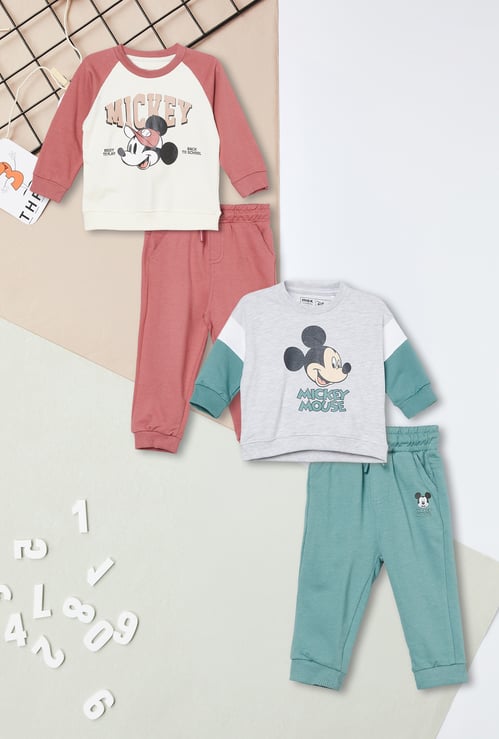 Boys Mickey Mouse Joggers Set - Pack of 2
