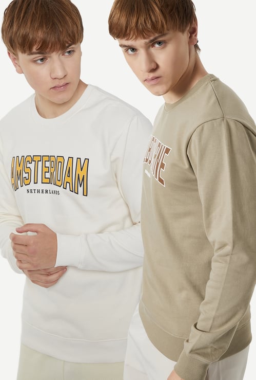 Men Printed Sweatshirt - Pack of 2
