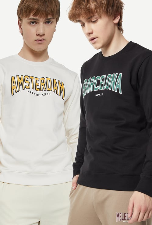 Men Printed Sweatshirt - Pack of 2