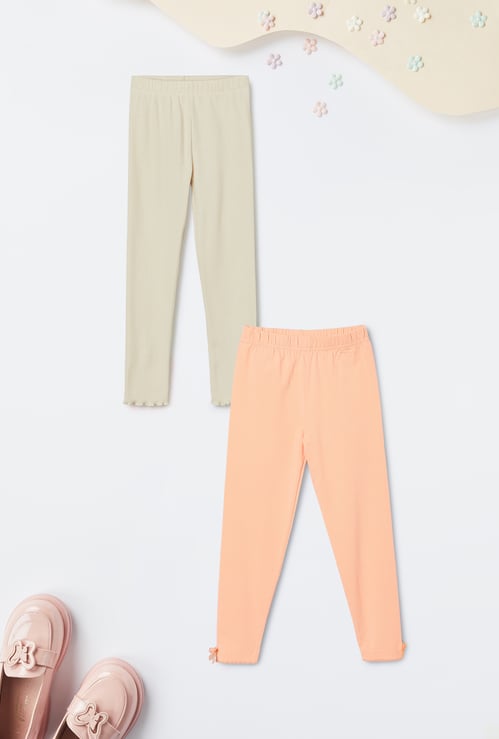 Girls Assorted Leggings - Pack of 2