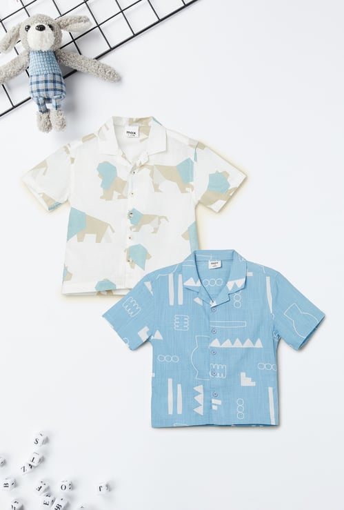 Boys Printed Shirt - Pack of 2
