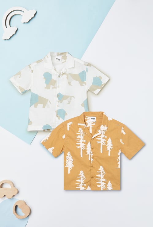 Boys Printed Shirt - Pack of 2