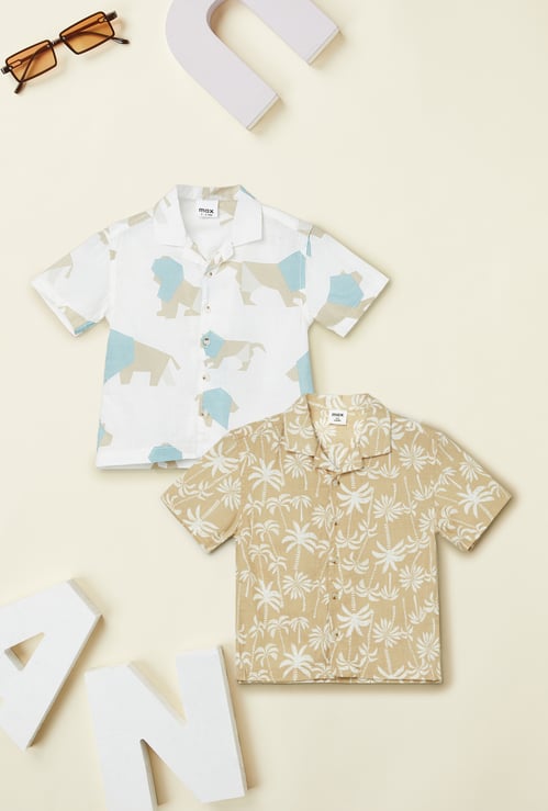 Boys Printed Shirt - Pack of 2