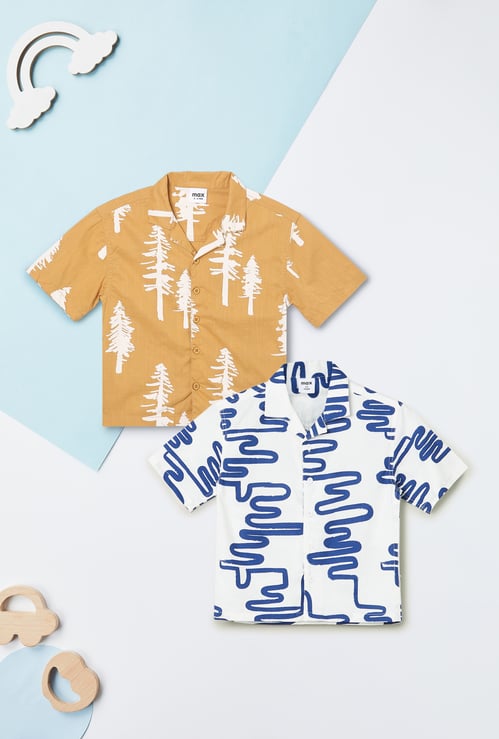 Boys Printed Shirt - Pack of 2