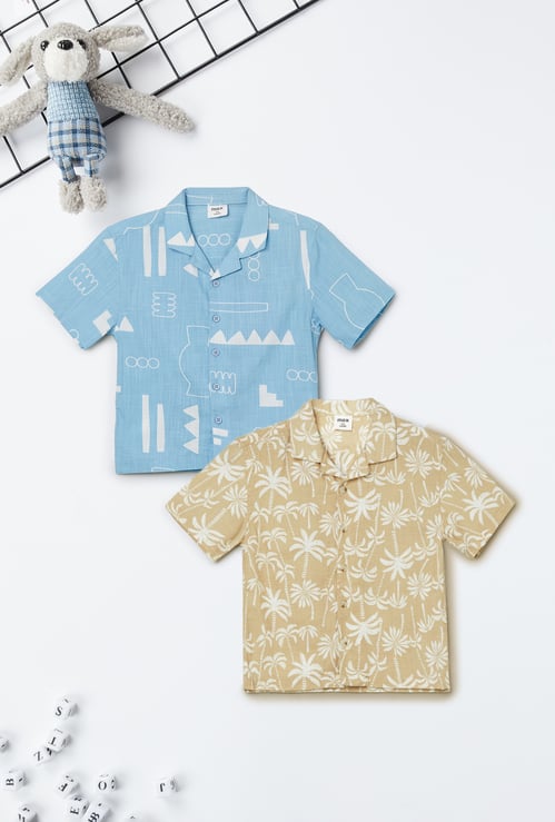 Boys Printed Shirt - Pack of 2