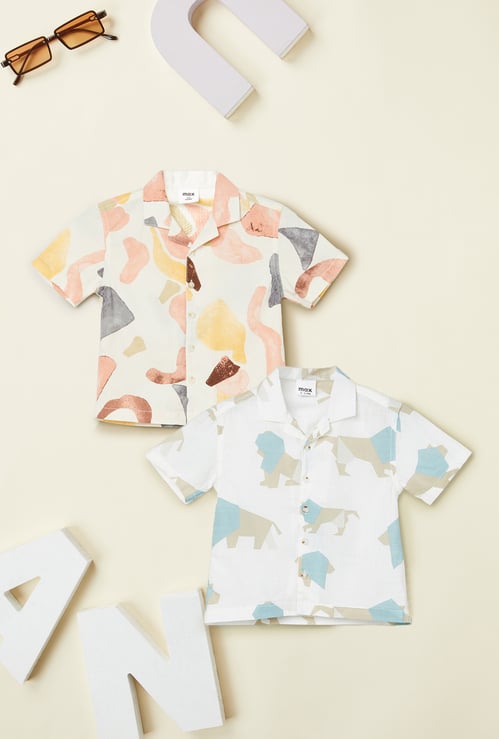 Boys Printed Shirt - Pack of 2