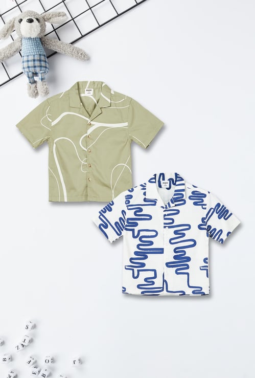 Boys Printed Shirts - Pack of 2