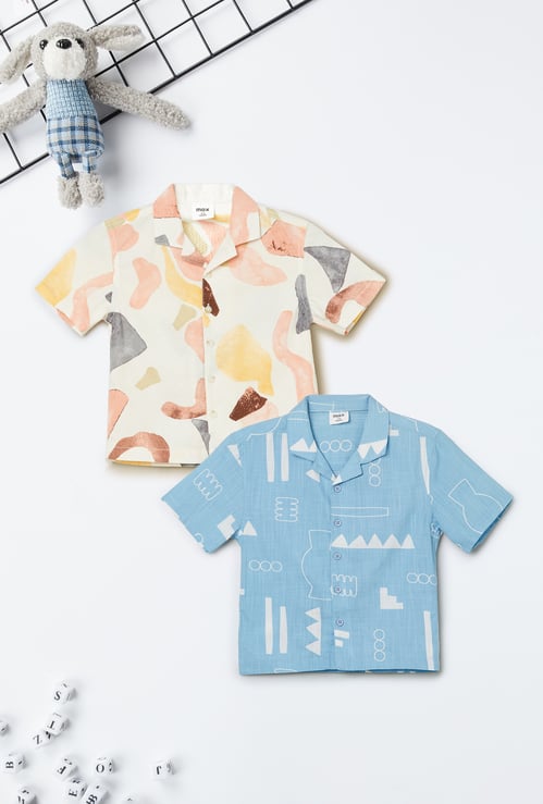 Boys Printed Shirt - Pack of 2