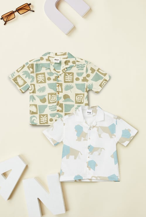 Boys Printed Shirts - Pack of 2