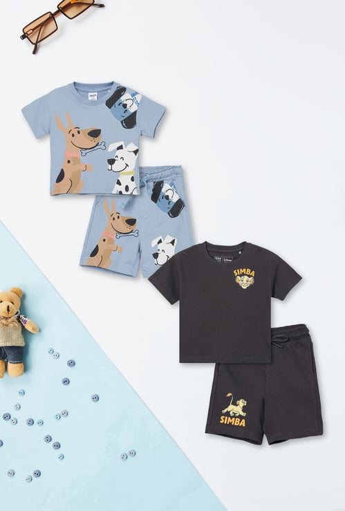 Boys Printed Shorts Set - Pack of 2