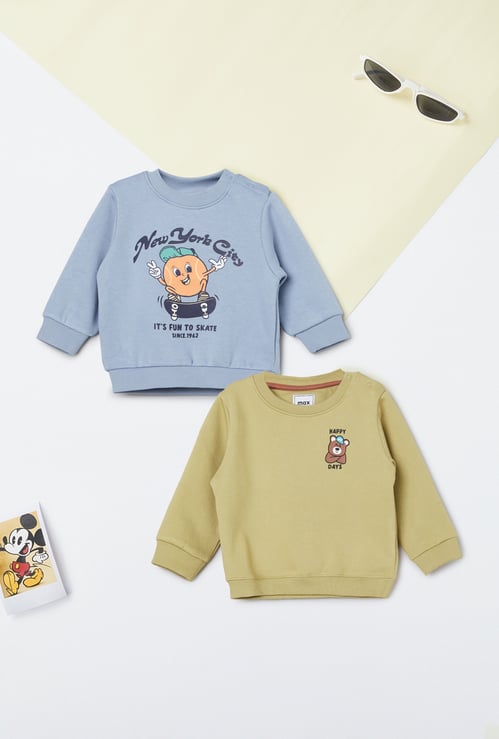 Boys Printed Sweatshirts - Pack of 2