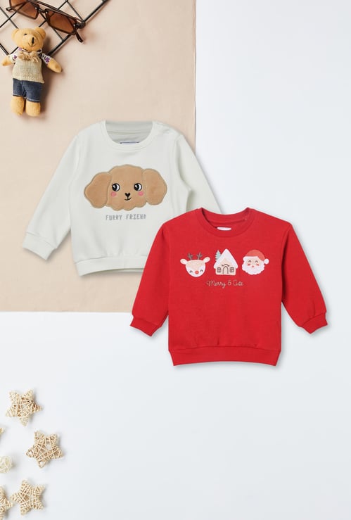 Girls Assorted Sweatshirt - Pack of 2