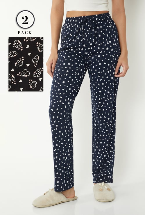 Women Printed Pyjamas - Pack of 2