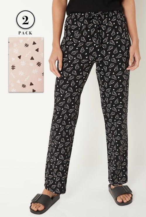 Women Printed Pyjamas - Pack of 2