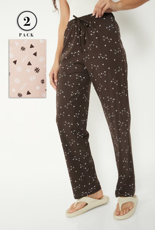 Women Printed Pyjamas - Pack of 2