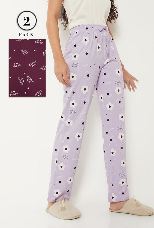 Women Printed Pyjamas - Pack of 2