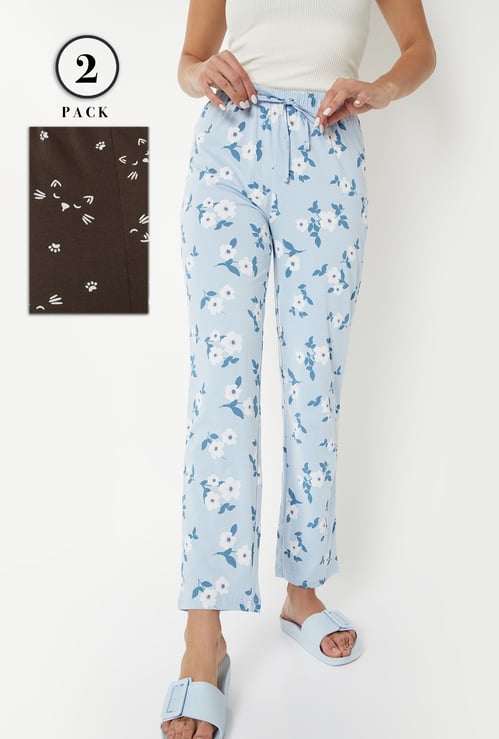 Women Printed Pyjamas - Pack of 2