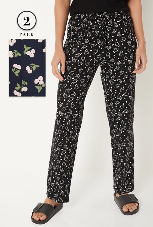 Women Printed Pyjama - Pack of 2