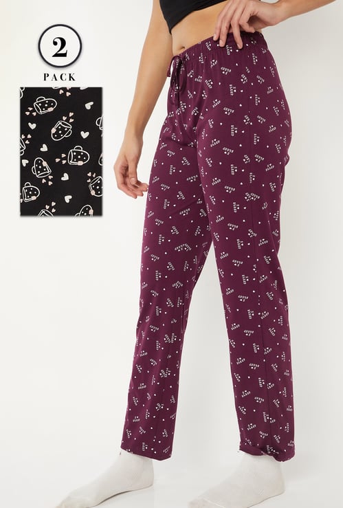 Women Printed Pyjamas - Pack of 2