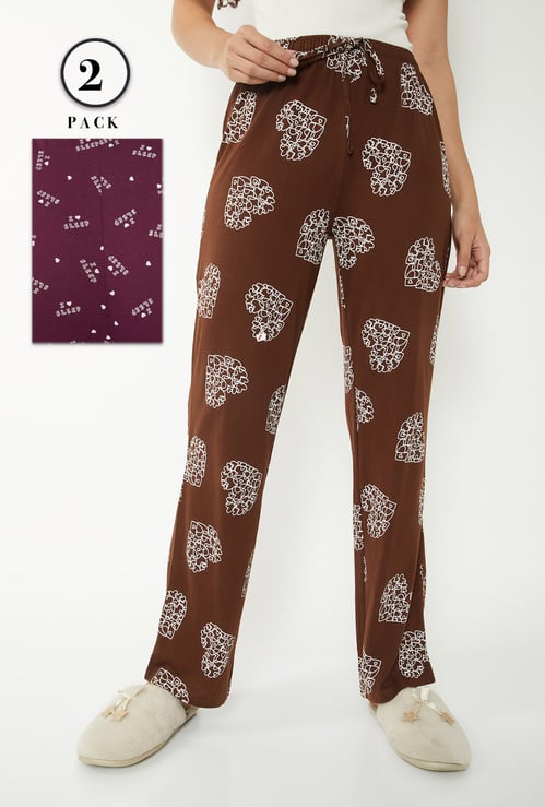 Women Printed Pyjamas - Pack of 2